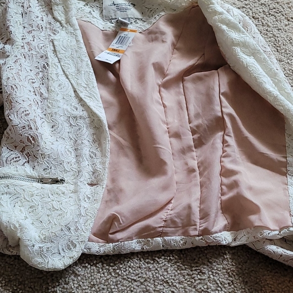 American Rag lace blazer sz small romantic boho - Picture 8 of 8